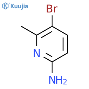 5-bromo-6-methyl-pyridin-2-amine structure