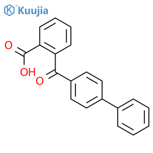 o-(4-Biphenylylcarbonyl)benzoic acid structure