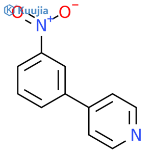 4-(3-Nitrophenyl)pyridine structure