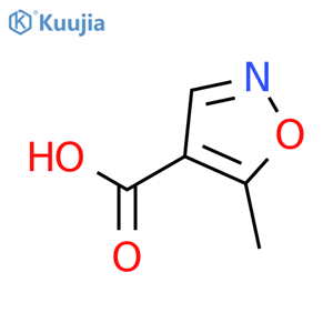 5-methyl-1,2-oxazole-4-carboxylic acid structure