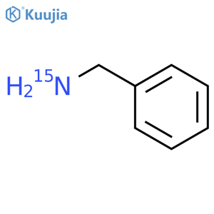 Benzenemethanamine-15N structure