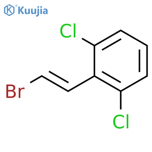 Benzene, 2-[(1E)-2-bromoethenyl]-1,3-dichloro- structure