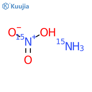 Nitric-15N acid,ammonium-15N salt (9CI) structure