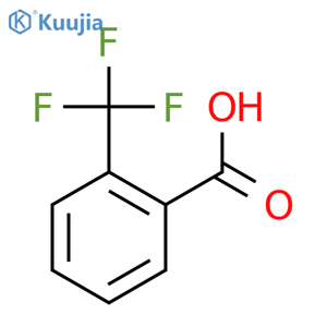 2-(Trifluoromethyl)benzoic acid structure