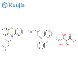 Alimemazine hemitartrate structure