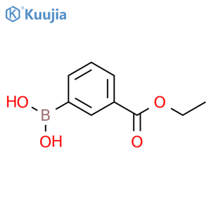 3-Ethoxycarbonylphenylboronic acid structure