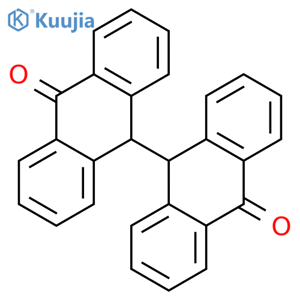 [9,9'-Bianthracene]-10,10'(9H,9'H)-dione structure