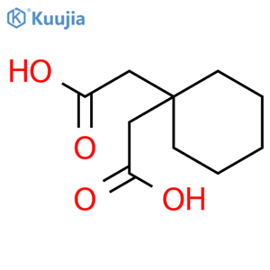 1,1-Cyclohexanediacetic Acid structure