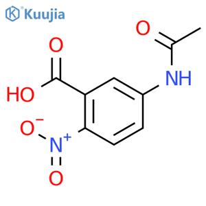 5-Acetamido-2-nitrobenzoic acid structure