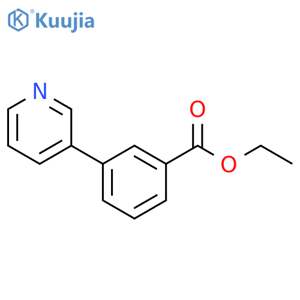 Ethyl 3-(pyridin-3-yl)benzoate structure