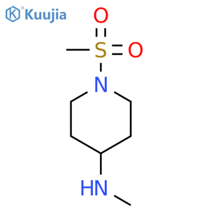 1-methanesulfonyl-N-methylpiperidin-4-amine structure