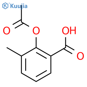 2-(Acetyloxy)-3-methylbenzoic Acid structure