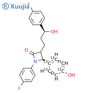 Ezetimibe-13C6 structure