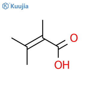 2,3-dimethylbut-2-enoic acid structure