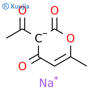 Dehydroacetic acid sodium structure