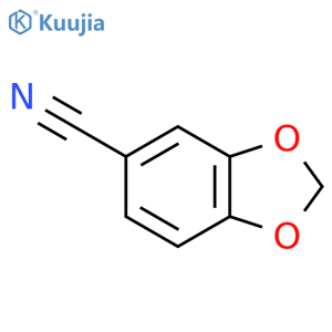 Piperonylonitrile structure