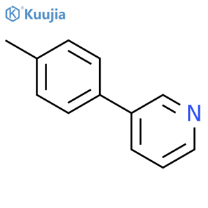 Pyridine,3-(4-methylphenyl)- structure