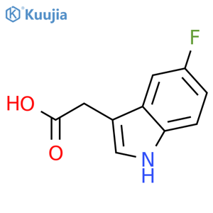 5-Fluoroindole-3-acetic acid structure