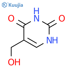 5-(hydroxymethyl)pyrimidine-2,4-diol structure