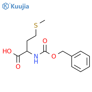 N-Carbobenzoxy-DL-methionine structure