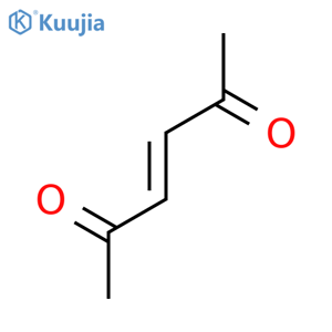 3-HEXENE-2,5-DIONE structure