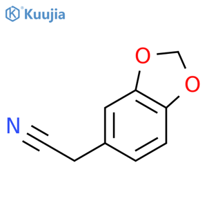 3,4-Methylenedioxyphenylacetonitrile structure