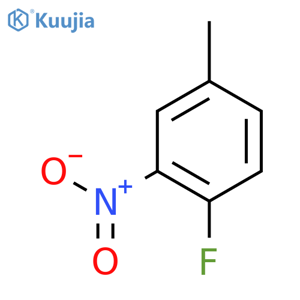 4-Fluoro-3-nitrotoluene structure