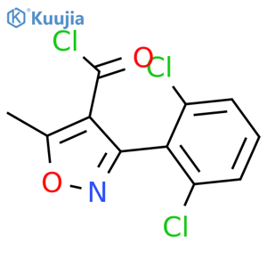 3-(2,6-Dichlorophenyl)-5-methylisoxazole-4-carbonyl chloride structure