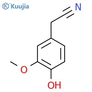 (4-Hydroxy-3-methoxyphenyl)acetonitrile structure