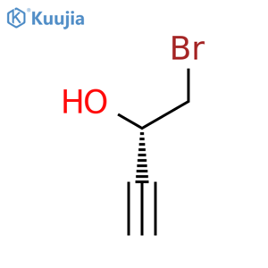 3-Butyn-2-ol, 1-bromo-, (2S)- structure