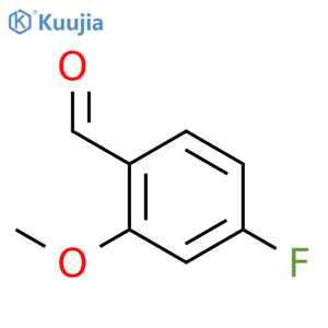 4-Fluoro-2-methoxybenzaldehyde structure