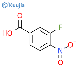 4-Nitro-3-fluorobenzoic acid structure