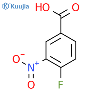 4-Fluoro-3-nitrobenzoic acid structure