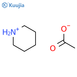 Piperidin-1-ium acetate structure