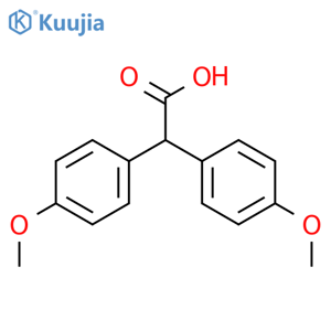 bis(4-methoxyphenyl)acetic acid structure