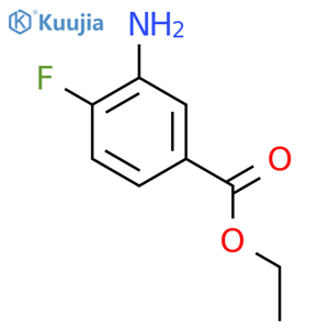 Ethyl 3-amino-4-fluorobenzoate structure