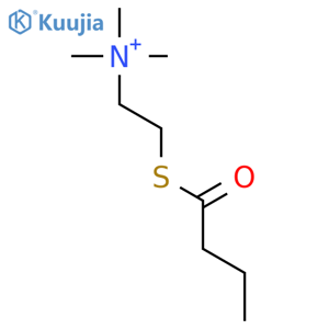 Ethanaminium,N,N,N-trimethyl-2-[(1-oxobutyl)thio]- structure