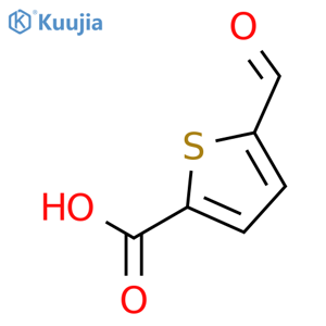 5-formylthiophene-2-carboxylic acid structure