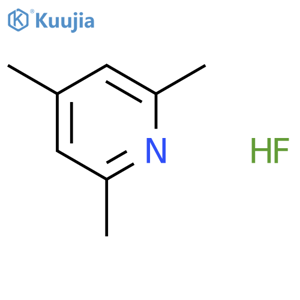 Collidine-hydrogen Fluoride Complex (approx 1:2 collidine:HF) structure