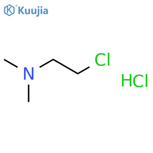 (2-chloroethyl)dimethylamine hydrochloride structure