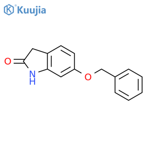 6-benzyloxy-1,3-dihydro-indol-2-one structure