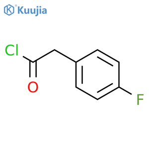 2-(4-fluorophenyl)acetyl chloride structure