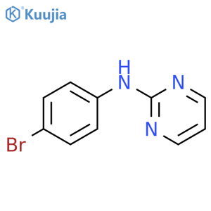 N-(4-Bromophenyl)pyrimidin-2-amine structure