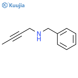 Benzenemethanamine,N-2-butyn-1-yl- structure