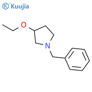 1-Benzyl-3-ethoxypyrrolidine structure