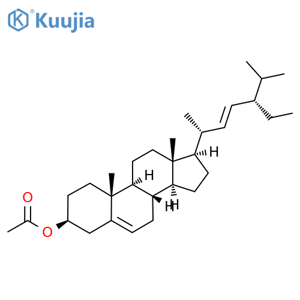 Stigmasterol 3-Acetate structure