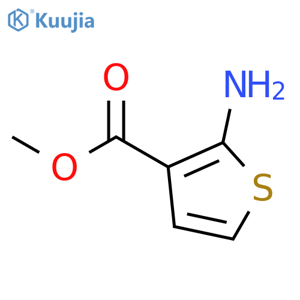 Methyl 2-aminothiophene-3-carboxylate structure