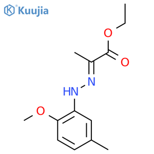 ETHYL 2-[2-(2-METHOXY-5-METHYLPHENYL)HYDRAZONO]PROPANOATE structure