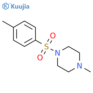 1-methyl-4-[(4-methylphenyl)sulfonyl]piperazine structure