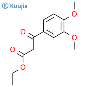 Ethyl 3-(3,4-dimethoxyphenyl)-3-oxopropanoate structure